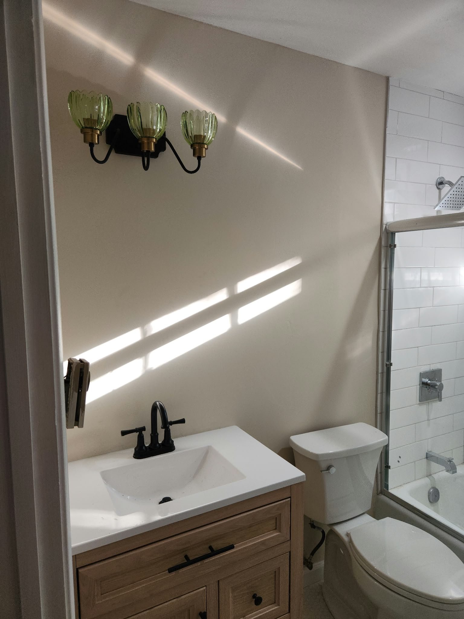A finished bathroom by Garzon Contracting