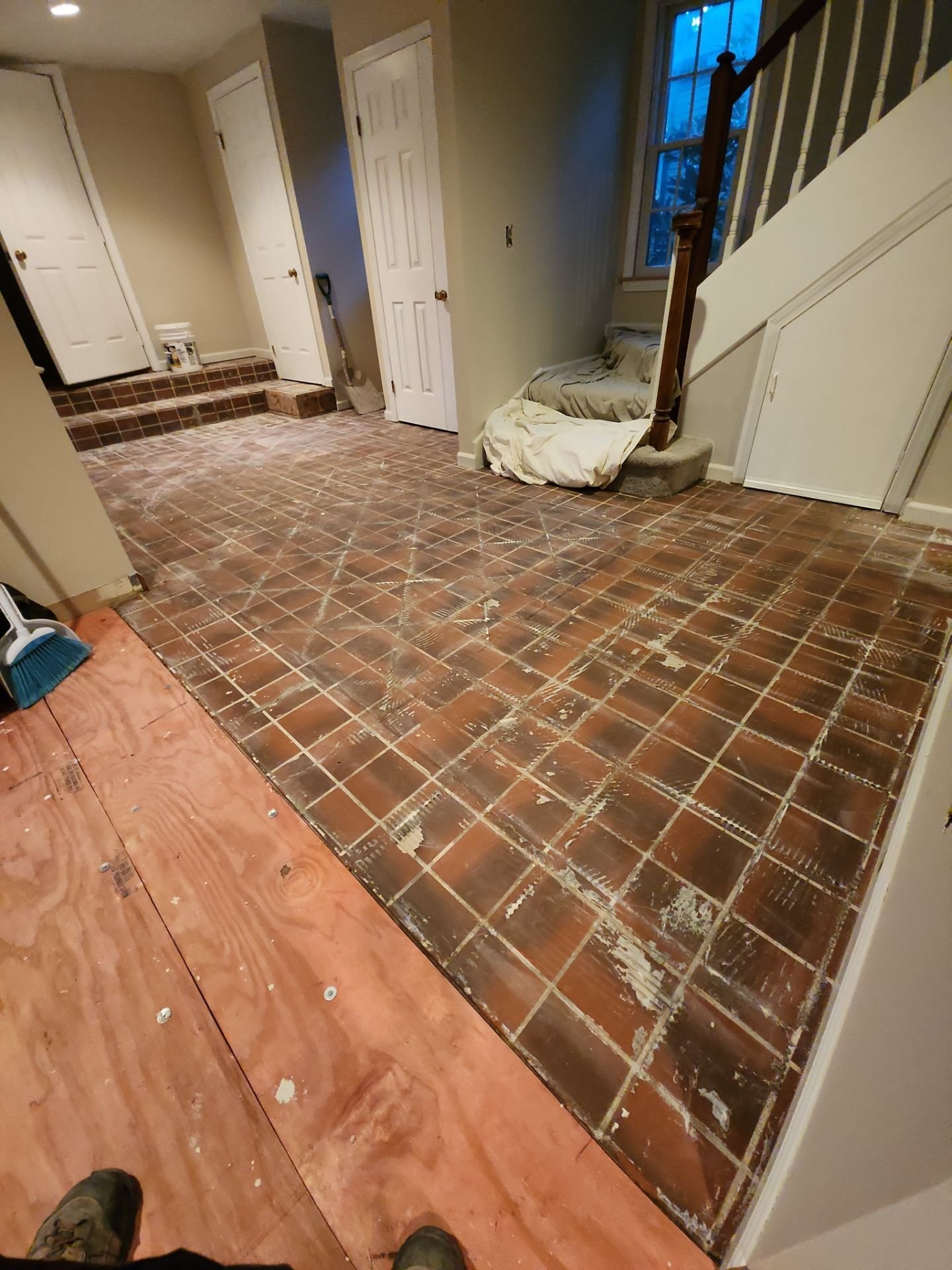 Hardwood floors, before