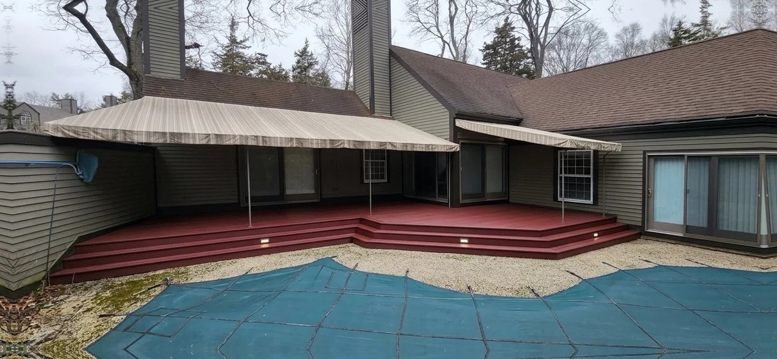 New backyard deck, after