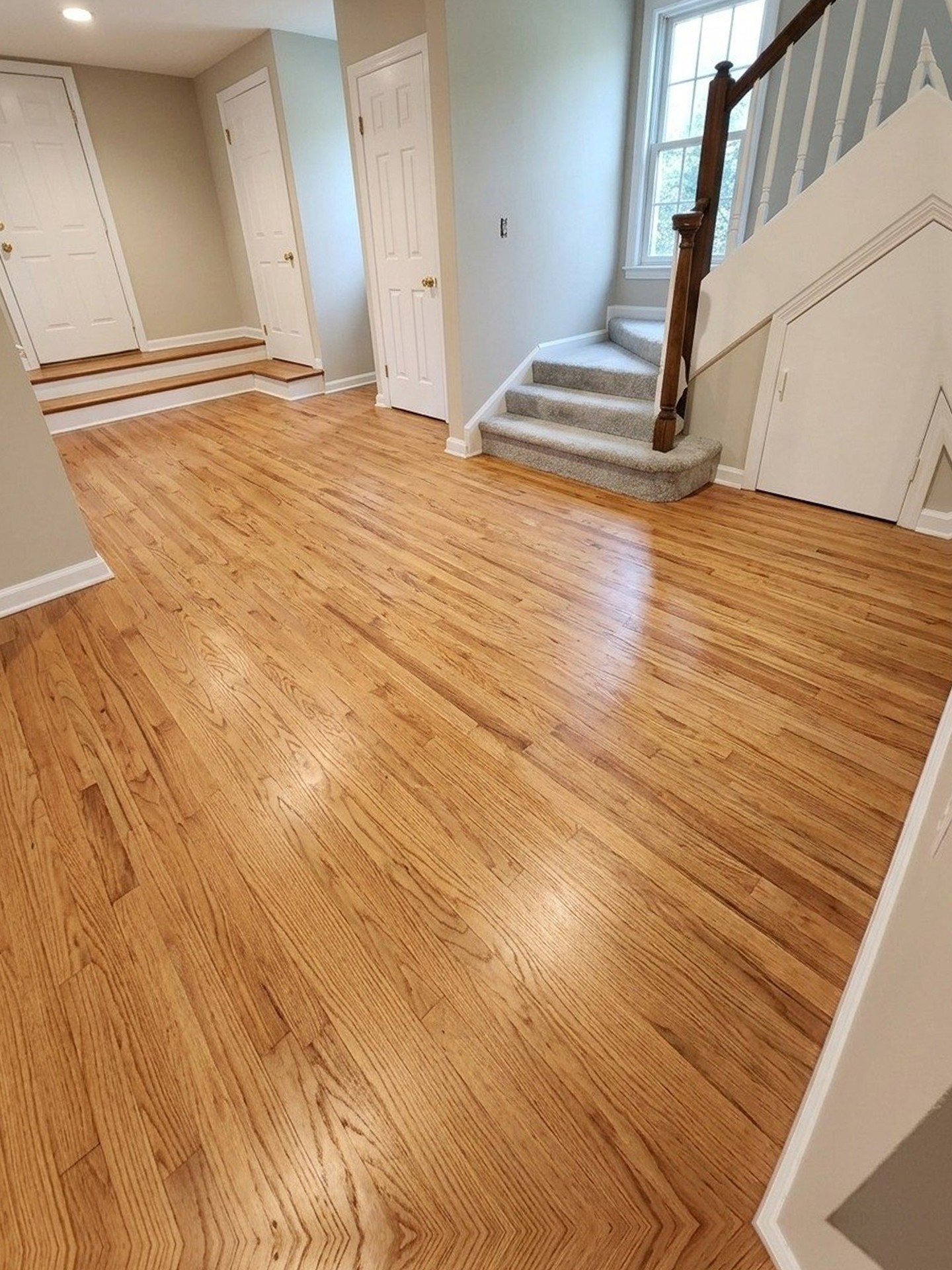 Hardwood floors, after